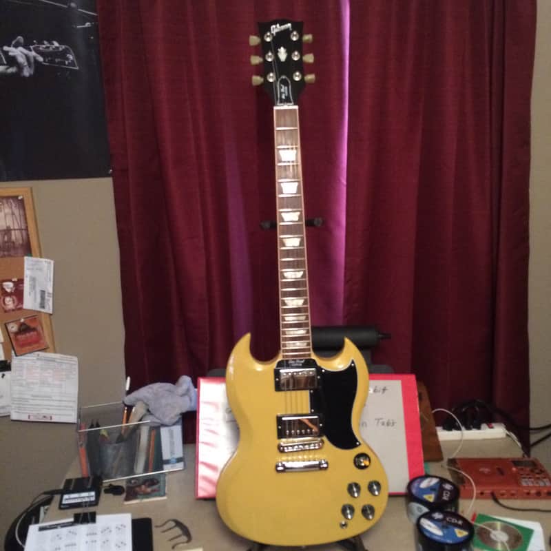 2011 Gibson Custom Les Paul SG TV Yellow image 1