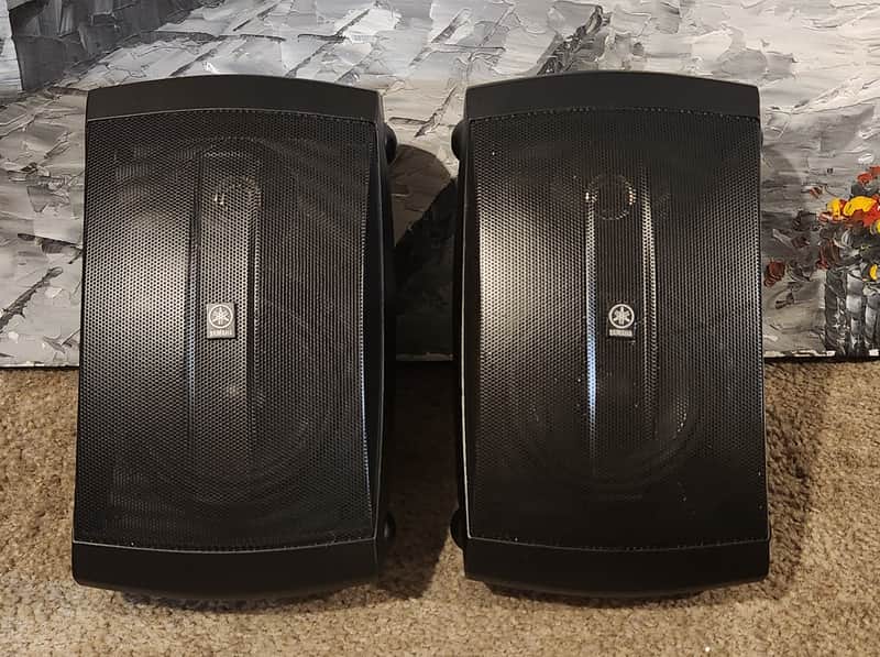 Yamaha Yamaha NS AW150 indoor/outdoor speakers 90s image 1
