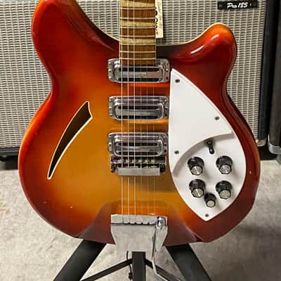 1966 Rickenbacker 375-6 - Fireglo - Includes Hardshell Case image 1