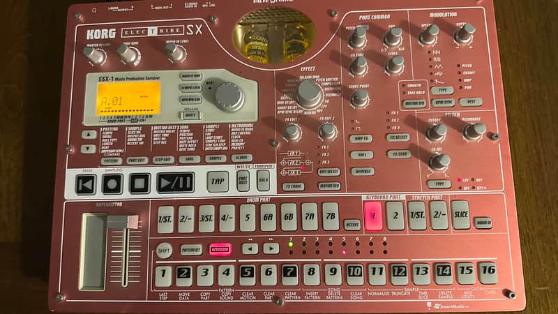 Korg Electribe-SX ESX-1 Music Production Sampler 2000s - Red image 1
