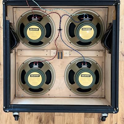 Marshall 1960A 4x12" Angled Guitar Speaker Cabinet 1980s with 4 x greenbacks image 2