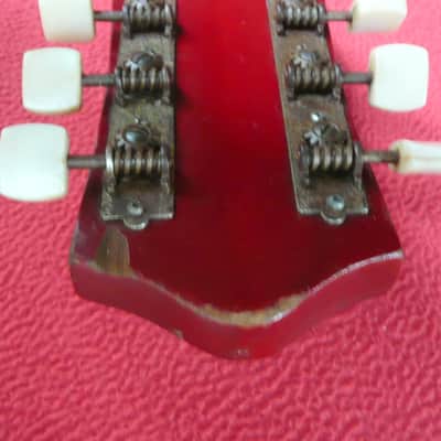 Teisco EP-2L Hollow Body Electric Guitar Japan Vintage 1960's Red image 9