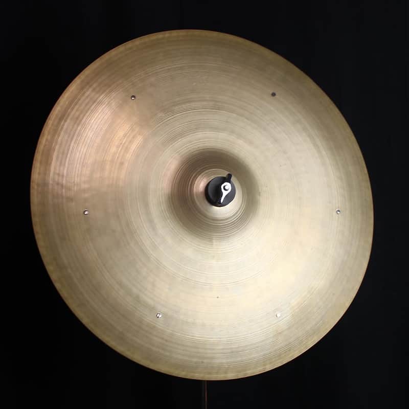 A. Zildjian 19" Transition Stamp Ride Cymbal 1946 - 1953 image 1