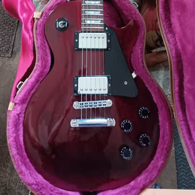 1994 Gibson Les Paul Studio with Ebony Fretboard - Wine Red, with original case image 7