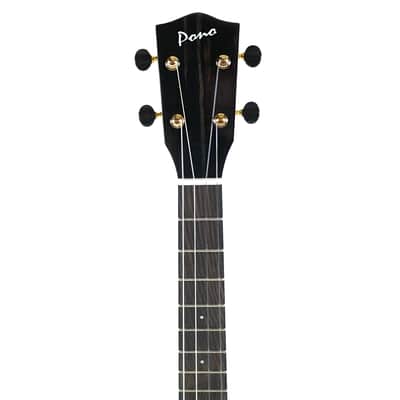 Pono ABD Deluxe Solid Acacia Baritone Ukulele image 5