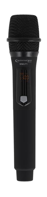Technical Pro WMU71 Rechargeable Wireless Microphone w/USB Powered Receiver image 1