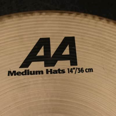Sabian 14" AA Medium Hi-Hat Cymbals (Pair) 2006 - 2018 - Natural image 8