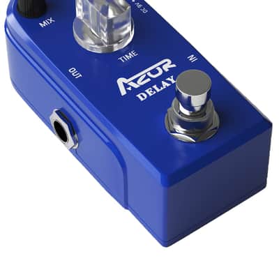 AZOR Delay Guitar Pedal for Pedal Boards, Electric Guitar, Analog Delay Mini Vintage Guitar Effect Pedal True Bypass image 1