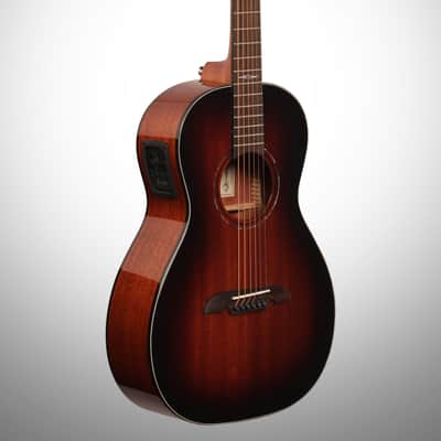 Alvarez AP66E Parlor Acoustic-Electric Guitar, Shadowburst image 3