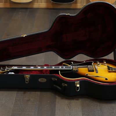 1968 Gibson L-5CES Florentine Hollow Body Electric Guitar Sunburst + HSC image 21