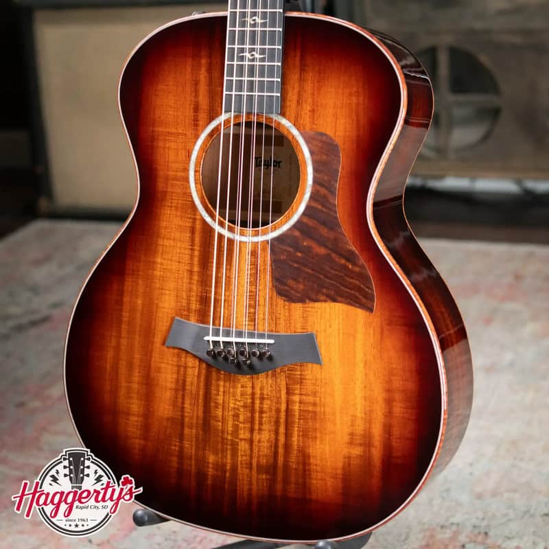 Taylor Catch Custom #44 C24e Grand Auditorium Baritone-8 8-String Acoustic/Electric Guitar - Figured Blackwood with Hardshell Case image 1