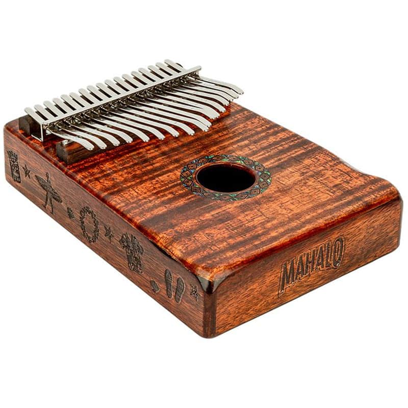 Mahalo Kalimba Koa Design & Carry Case image 1