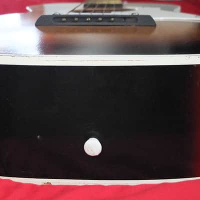 Vintage Silvertone Model 319 Acoustic 1960's Tobacco Sunburst Parlor Guitar image 10