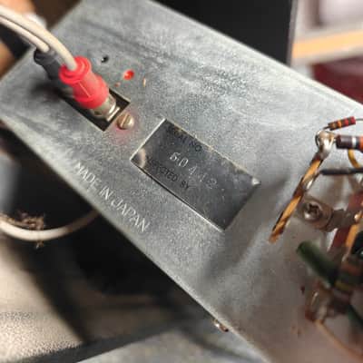 Univox Lafayette Guitar Amp Head 1960s - Silver image 10