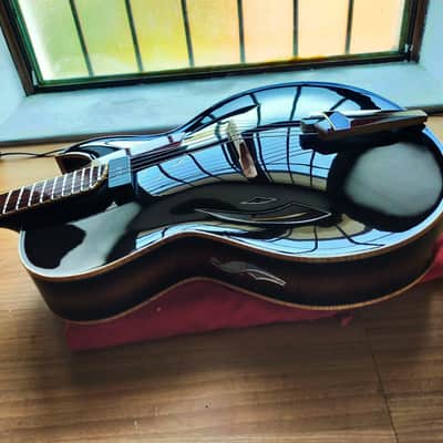 Emanuele Faggion Calliope 17" Archtop guitar massive wood in the style of Monteleone Benedetto ... image 11