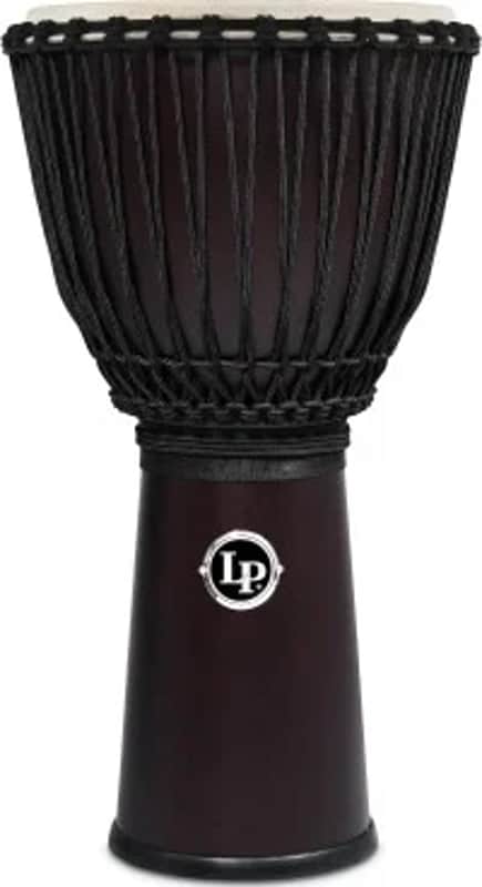 Lp Lp799-dw 12-1/2-inch Rope Tuned Siam Walnut Djembe image 1