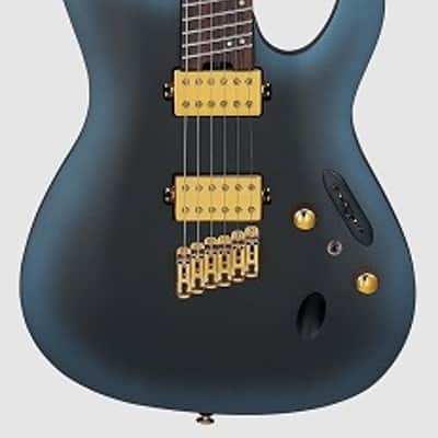 Ibanez SML721 MAM Axe Design Lab Electric Guitar. Midnight Arctic Ocean Matte image 1
