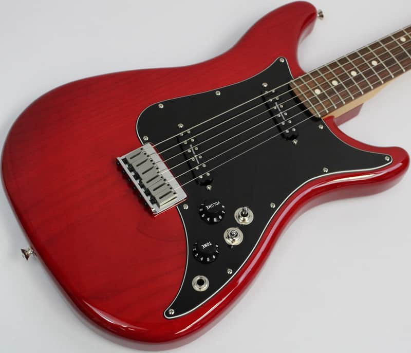 2020 Fender Player Lead II Electric Guitar, Crimson Red Transparent, Duncan Pickups image 1