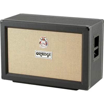Orange 2x12 Speaker Cabinet, PPC212C Black image 3