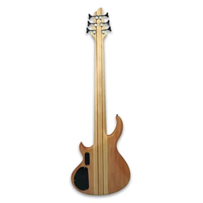 6-String Electric Bass - Wenge & Okoume Body/ Maple Neck (w/ gig bag) image 3