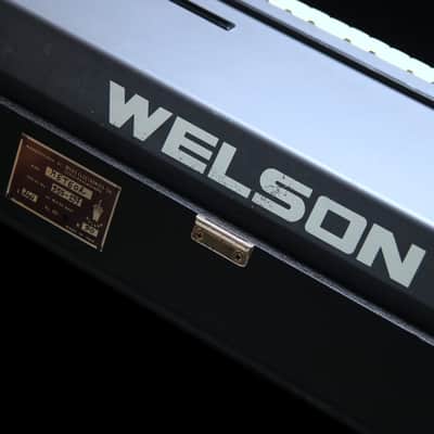 (Video) *Serviced* c.1970s Welson Meteor Super Rare Vintage Italian Combo Organ w/ Roland Style Magic Band Rhythm Drum Machine Section, Lid & Case | Italian Synthesiser Analog Synth Organ Double Manual Bass Made in Italy image 9