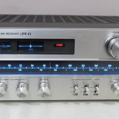 SONY STR-V3 AM/FM STEREO RECEIVER FULLY SERVICED RECAPPED + LED'S image 2
