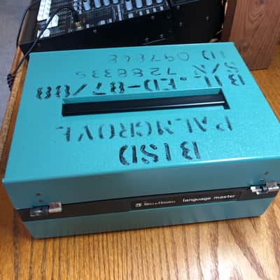 Bell & Howell Language Master 1757B analog sampler with 17 cards image 9
