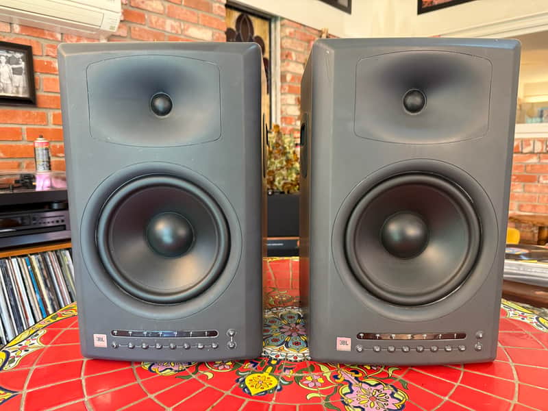 JBL LSR4328P 8" Powered 2-Way Studio Monitor (Pair) 2010s - Black image 1