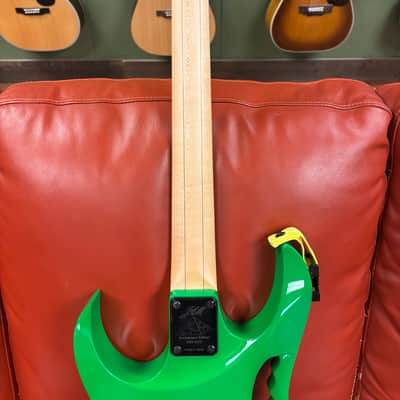 2017 Ibanez JEM777-LG Steve Vai 30th Anniversary Limited Edition with Pink Pickups Loch Ness Green image 17
