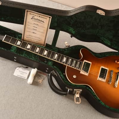Eastman SB-59 Solid Body Electric Guitar Goldburst Seymour Duncan image 1