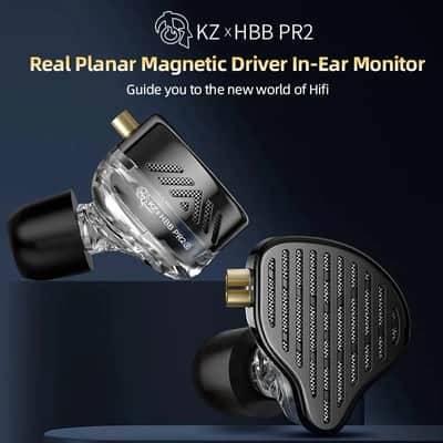 KZ X HBB PR2 flat Drive Dual Cavity Unit Headphones Music Headphones HiFi Bass Monitor Earbuds Sport Headset image 2