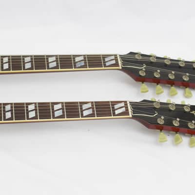 Gibson Eds-1275 Double Neck CS 1991 - Cherry image 14