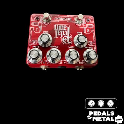 Pedal Pawn - Red Print Dual Overdrive Pedal - Red X14944 image 7