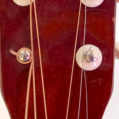 1970s Kay K-72S Starter Series Parlor Guitar Sunburst – Perfect Traveler image 9