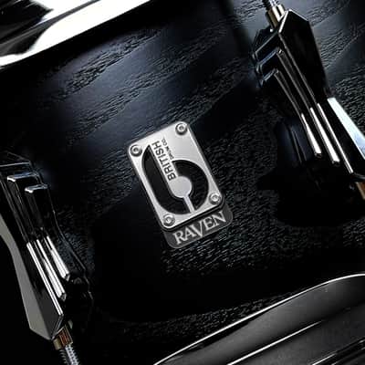 British Drum Co. RAV-14-6-SN Raven Series Snare Drum. 6" x 14" image 5