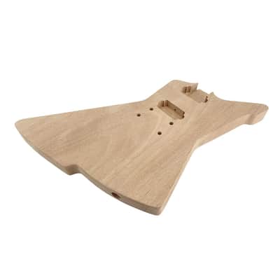 Unfinished Mahogany Electric Guitar Body – HH Routing image 3
