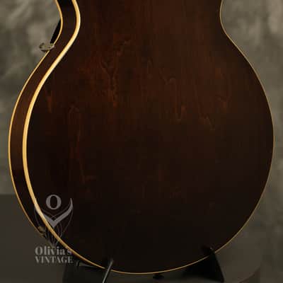 1956 Gibson ES-225 T Sunburst with original Brown hardshell case image 16