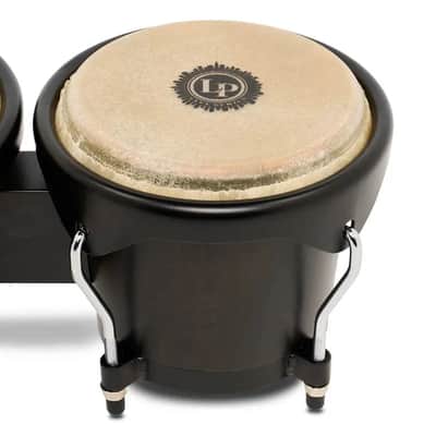 LP City II Mango Wood Bongos Black image 3