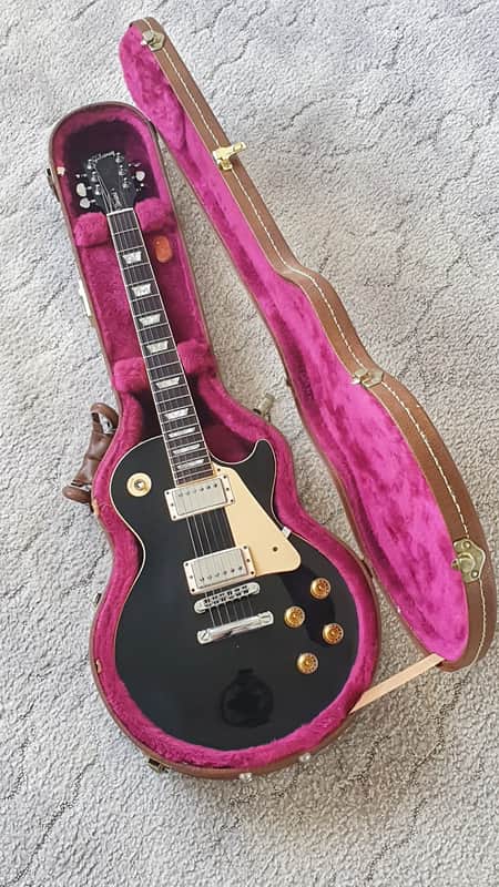 1998 Limited Edition Ebony Gibson Les Paul Standard - "Good Wood Years" image 1