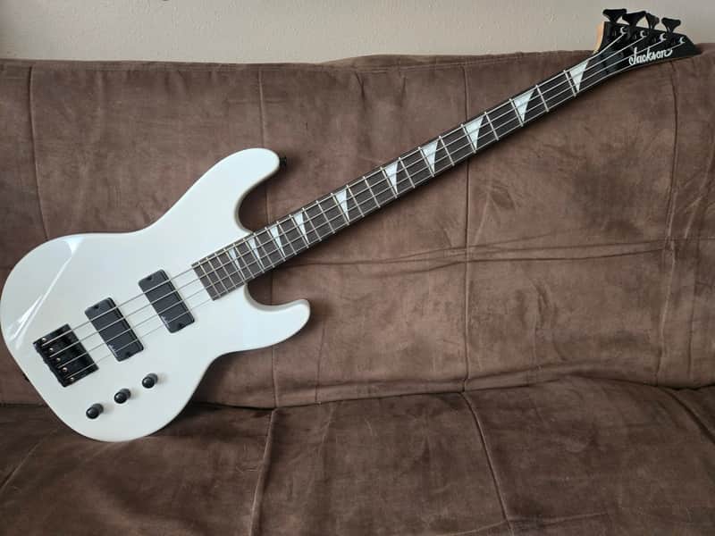 Jackson JS Series JS2 Concert Bass with Amaranth Fretboard 2018 - Present - Snow White image 1
