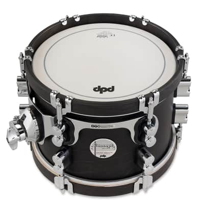 PDP Concept Classic 7x10 Ebony Stain Tom with Ebony Stain Hoops image 3