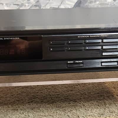 Sony Sony ST-JX401 is a quartz-lock digital synthesizer AM/FM stereo tuner. 90s - Black image 2
