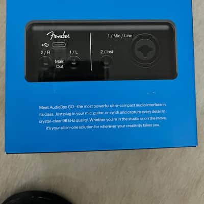 Fender Studio AudioBox GO USB-C Audio Interface 2026 - Present - Black image 3