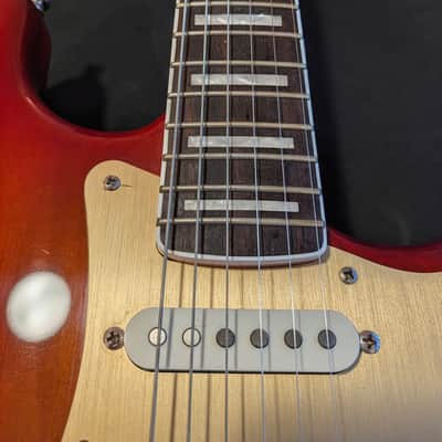 Squier 40th Anniversary Gold Edition Sienna Sunburst (w/ upgrades) image 2