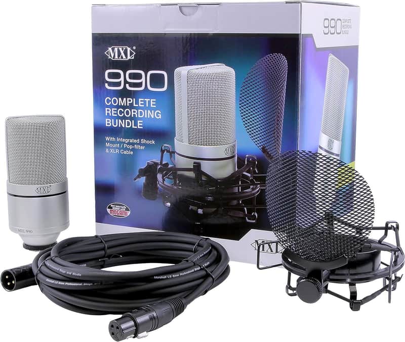 MXL 990 Series Condenser Microphone Bundles & Variants for Recording and Streaming image 1