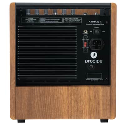 Prodipe Natural 5 V2 Walnut Wood Acoustic Amp image 5