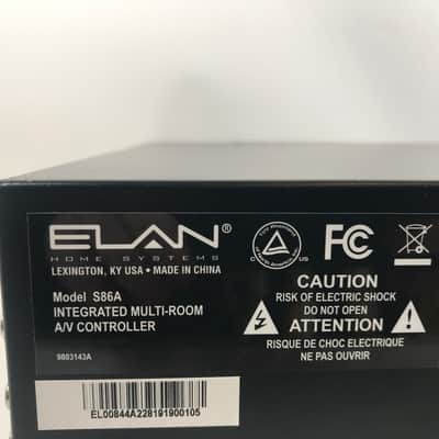 Elan Home Systems S86A Integrated Multi-Room Audio Controller image 7