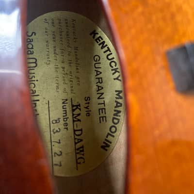 1983 Kentucky KM-Dawg (with video): Monteleone designed / Grisman endorsed / Sumi made image 19