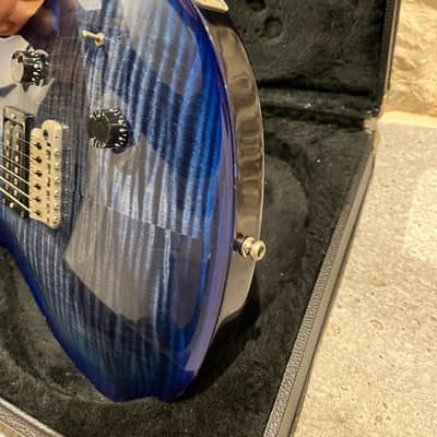 PRS Custom 24 rare Burst Royal Blue 1987 image 4