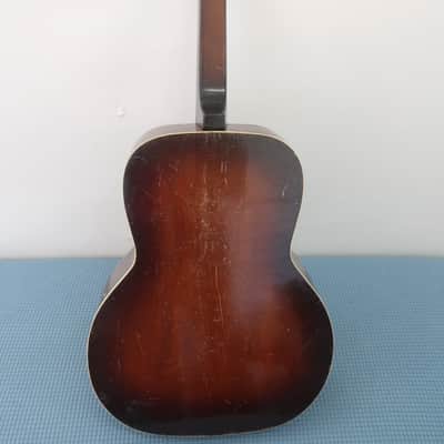 Vintage 1930s Oahu M65 Square Neck Lap Steel Hawaiian Big Body Guitar Very Clean Oahu Harmony Kay Works Great Comes With Original Bridge & Wooden Peg Parts! image 2